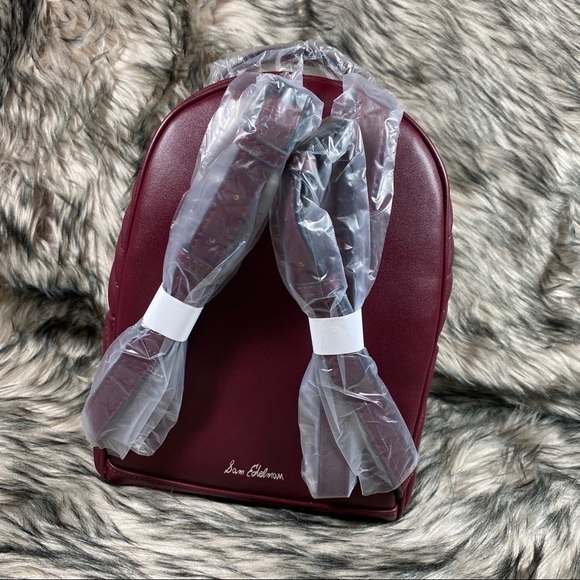 KEELY Chevron Quilted Mini Backpack Wine - Picture 7 of 12